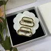 Gold Shining Brooch Women Vintage Hollow Full Diamond 18K Gold Plated Classy Broochpin Simple Luxury Accessories Jewelry