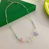 Choker Crystal Beaded Bracelet Necklace Dreamy Style Casual For Outgoing Dress Matching Ly