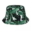 Berets Bananenblatt Eimer Hüte Panama Für Mann Frau Bob Outdoor Reversible Fischer Sommer Angeln Unisex Caps