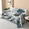 Manta textil ciudad japonesa estilo Simple ondulado hogar tela sofá cubierta antipolvo tamaño Jumbo doble cojín Camping Picnic 230809
