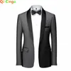 Herrenanzüge Blazer Männer Skinny Terno Masculino Formelle Slim Fit Smoking Prom Anzug / Männlicher Bräutigam Hochzeitsblazer Hochwertiges Kleid Jacke Mantel 230808