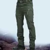 Men's Pants Tactical Multi Pocket Y2k Elasticity Military Urban Tacitcal Trousers Men Slim Fat Cargo