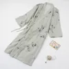 Vêtements de nuit pour hommes 2023 coton Style chinois chemise de nuit Hanfu vêtements de maison pyjamas japonais Long peignoir mince Couple Robe ample S399