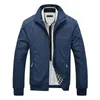 Hommes Vestes Qualité Haute Hommes Casual Veste Manteaux Printemps Régulier Mince Manteau Pour Homme En Gros Plus La Taille M-3XL 4XL