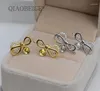 Cluster Anneaux QIAOBEIGE Diy Accessoires S925 Papillon Dansé Pour Les Femmes Élégant Zircon Cubique De Mariage Bague De Fiançailles Bijoux De Mode