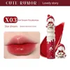 Lipgloss Cute Rumor Bunny Lippenstift Weihnachten Rotkäppchen Limited Velvet Fog Matte Glitter Glaze Gifts 230809