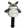 Andra golfprodukter Plush Animal Golf Driver Head Cover Golf Club 460cc Totoro Wood Cover Dr FW Söt gåva 230808