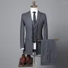 Trajes para hombres Vestido de novia de novio hecho a medida Pantalones blazer Negocios de alta gama Sa07-35999