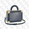 M10201 PETITE VALISE Scatola Custodia per cosmetici Borsa Tote Donna Moda Borsa a tracolla di design di lusso Borsa a tracolla Borsa a tracolla di alta qualità Consegna veloce