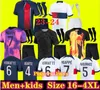 2023 2024 Fußballtrikots Maillot De Foot Mbappe Hakimi Lee Kang in Ramos Fußballtrikot 23 24 Asensio S Hommes Enfants Kids Kit Vierter