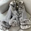 Parkas en duvet pour femmes manteau de fourrure pour femmes 2022 automne et hiver nouveau court chien pierre imitation fourrure de renard argenté chaud en peluche manteau de fourrure artificielle pour les femmes Z230809