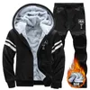 Männer Trainingsanzüge Männer Winter Sets 8XL Hoodies Casual Mit Kapuze Warme Sweatshirts Dicker Fleece Jacken Hosen 2 P Moleton Masculino 230809