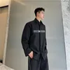 Camicie casual da uomo Moda alla moda Design di nicchia Bottoni in metallo Manica lunga allentata Maschile Giappone Coreano Streetwear Camicette