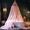 Canopy okrągła kopuła komarów ketet Korona księżniczka komar netto łóżko baldachim namiot pokój wiszący pościel kopuła NET1171I