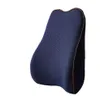Oreiller mémoire coton enceinte taille dos coussin couleurs unies confortable soutien voiture bureau maison chaise orthopédique lombaire soulager coussin243S