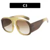 Lunettes de soleil mode surdimensionné marque concepteur femmes Vintage conduite lunettes en plein air carré lunettes de soleil UV400 2023