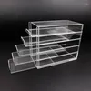 False Eyelashes 5 Layers Clear Eyelash Storage Box Makeup Display Container Glue Pallet Holders Extension Supplies