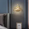 Настенная лампа дизайн короны светодиодные кровати для девушки Childern's Room Modern Lights Crystal Luxury Decor Indoor Lighting office 2023