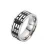 Cluster Rings 2023 Punk Stainless Steel For Men Multi Styles Black Paint Vintage Jewelry Wholesale