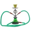 2 Hoses Glass Hookah Chicha Shisha Pipe Narguile Pipa Completo Cachimba for Smoking Accessories Nargile Sisha 5 Color HKD230809