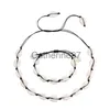 ペンダントネックレスホットヨーロッパスタイルナチュラルホワイトシーズレットブレスレットネックレス手織りの女性ジュエリークリエイティブコンチシェルアクセサリー卸売J230809