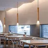 Hängslampor kinesiska zen te rum bambu konstlampa kreativ design liten färsk restaurang 5w aluminium ledd dekorativa pendentljus