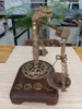 Dekorativa objekt Figurer Vintage Weading Scales Balance Tool Metering Uppskattning av kopparstråle Dragon Ancient Weight Case 230809