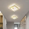 Lustres Moderne Or Led Asile Lustre Lumières Pour Allée Couloir Couloir Entrée Rond Carré Déco Éclairage Lampes Luminaire Luminaires