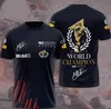 10yw 2023 T-shirt da uomo è adatta per Formula One Racing Team 3d Autunno Vestibilità ampia Senza cappuccio Tinta unita Senza colletto Regolare Gioventù Verde Estate Casual