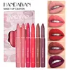 Lipstick HANDAIYAN rotary shaving dualuse lipstick pen 6 sets lipliner set make up 230808