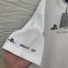 女性用Tシャツデザイナーハイエディション2023夏の新しい高級ファッションBファミリーPS5 COブランドプリント半袖TシャツカップルLXG7