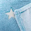 Cobertores Swaddling Cobertor decorativo para sofá Céu azul estrela brilho Luz noturna Cobertor cochilo infantil Vestido mágico de ano novo 2022 Z230809