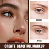 Make-up One Step Augenbrauenstempel Enhancer Shaping Kit Brauen-Set Stift Damen Wasserdichter Konturenschablonen-Tönungs-Natürlicher Stick-Haaransatz E375