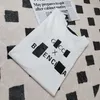Designer T -skjorta Kort ärm för män Kvinnor Högkvalitativ modeversion GU COUNTHARE 11 CO Märke BA Handmålad graffiti -serie Tryckt unisex -par