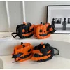 Halloween Pumpkin Shape Women's Shoulder Bag Gothic Girl's Purses and Handbags Cosplay Crossbody Bag Cartoon Messenger Bag Totes