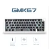 Tangentbordssats Hot Swappable 3 Mod Bluetooth 2.4G Wireless RGB Backbelyst packningstruktur Keyboard