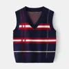 Pullover Boys Cardigan Kids Coat 26y Baby Girl Clothes Cute Stripe Cotton Stick Fashion Children 3 Color Sweater 230809