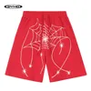 Men's Shorts Spider Web Print Casual Baggy Jogger Hip Hop Punk Summer Loose Sweatpants Fashion Short Trousers Men Streetwear 230809