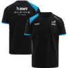 0axj 2023, camisetas de moda para hombre de Fórmula Uno, equipo de carreras de F1, camisa de manga corta alpina de verano para Alonso, deportes informales grandes de secado rápido