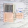 Storage Bottles 30pcs/lot Arrival Fashion Eyeshadow Powder Case With Mirror 6grids DIY Square Lipstick Compact Empty Pink Blush Subpackage