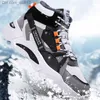 Chaussures habillées pour hommes en peluche chaude dentelle supérieure bottes de neige chaussures de sport de mode pour hommes plate-forme chaussures d'hiver décontractées chaussures de plein air pour hommes Z230809