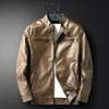 Мужские куртки 2023 Faux Leather Brand Motorcycle Jacket Men Casual Jaqueta de Couro Masculina Mens Coats 230809