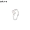 Anneaux de mariage Bague Moissanite Mur Torsadé 0.8 Carat Femmes Simple S925 Plaqué Argent Belle Pierre Mossan Ensemble Bijoux