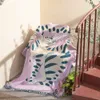 Decken Textile City Ins Rosa Mädchen Katze Muster Überwurf Decke Home Decorate Tapisserie Sofa Abdeckung Outdoor Camping Picknick Matte 130x160 cm 230809