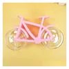 Andra evenemangsfestleveranser 50st cykelformade plast godislådor cykel choklat lådan för dekoration heminredning sn6250 drop del dh0rb