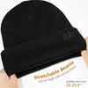 Beanie/Kafatası Kapakları Gadiemkensd Uzun kelepçeli Beanie Hafif Stranty Fit Unisex One Boyut 55.9 -59.7cm 230809