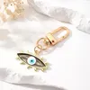 Keychains Vintage Color Blue Evil Eye Couple Keychain Keyring For Friend Lovers Trendy Eyelashes Turkey Lucky Bag Car Box Gift Jewelry