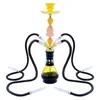 Nieuwe Bar Shisha Pijp Set 4 Slangen Glas Waterpijp Pipa Narguile Completo Chicha Cachimba Hooka Sisha Roken Accessoires Club party HKD230809