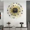 Wall Clocks Living Room Quartz Clock Luxury Modern Mute Hanging Watches Household Nordic Fashion Ornament Home Decoration