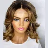 Hoogtepunt pruik menselijk haar pruiken korte bob pruik voor zwarte vrouwen t deel braziliaanse pre geplukt met baby haar body wave lace front pruik